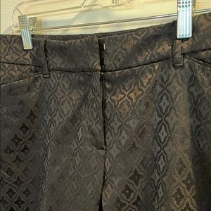 White House Black Market Black Cropped Pants